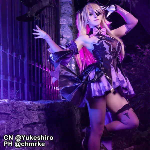 【Special Discount】Uwowo Game Genshin Impact Cosplay Fischl Prinzessin der Verurteilung Cosplay Costume