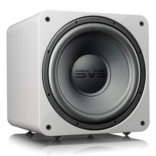 SVS SB-1000 Pro Sealed Subwoofer (White Gloss) - Single - Piano Gloss White