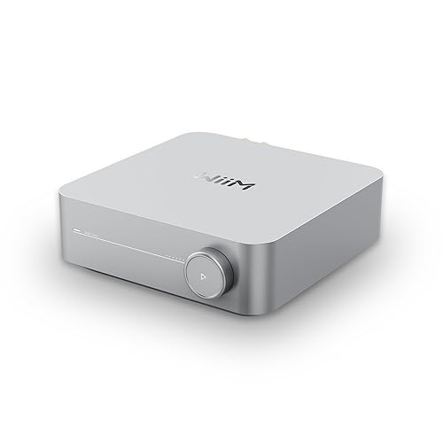WiiM Amp: Multiroom Streaming Amplifier | Compatible with AirPlay, Google Cast, Alexa | HDMI, Voice Control | Stream from Spotify, Amazon Music, Tidal & More | Silver - Amp Silver
