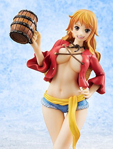 One Piece - Nami - Excellent Model - Portrait Of Pirates Limited Edition - 1/8 - MUGIWARA Ver.2【KANPAI!!】, Repaint ver. (MegaHouse) - Brand New