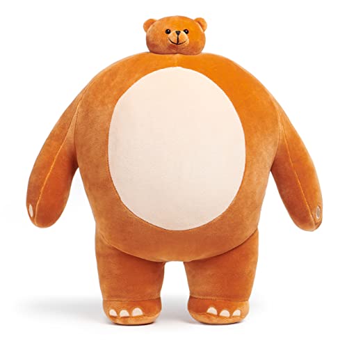 TINY HEADED KINGDOM Pip Bear for Girls and Boys, Adorable and Big Plushies, Little Head Bear, Stuffed Animal, 15 in - Pip (Bear)