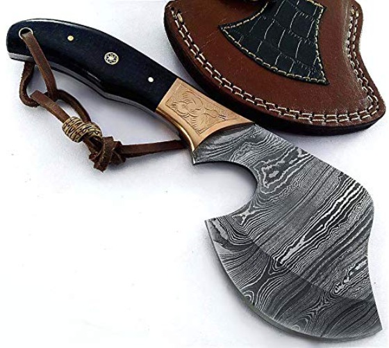 Chef knife kitchen knife handmade Damascus steel blade.2014