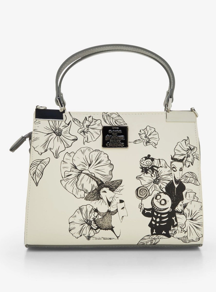 Disney The Nightmare Before Christmas Floral Sketch Characters Handbag - BoxLunch Exclusive