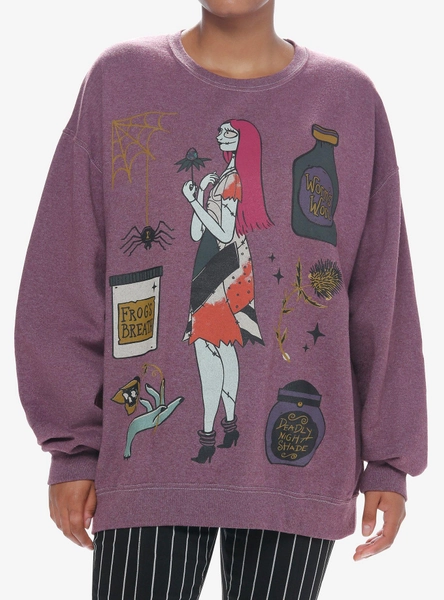 The Nightmare Before Christmas Sally Potions Girls Oversized Sweatshirt