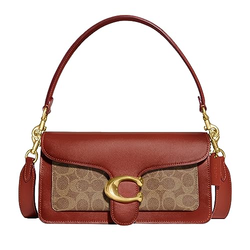 Coach CI032 Damen-Schultertasche, getabert - Hellbrauner Rost