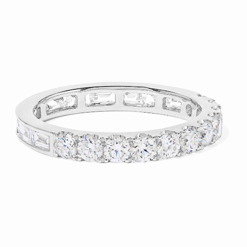 Aurora Ring/18k White Gold & Premium Cubic Zirconia - Small (US 6)