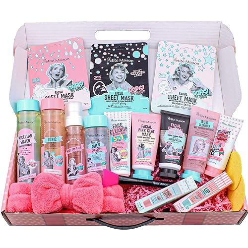 Gift Box for Women - Care Package Gifts for Women - Unique Gifts for Women, Mom, Her, Sister, Aunt, Friends - Birthday Gifts for Women Gift Basket Spa Skin Care Sets for Christmas Birthday Wedding