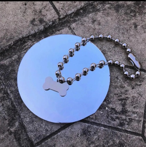 Metal Dog Bone Tag Collar | Small Bone