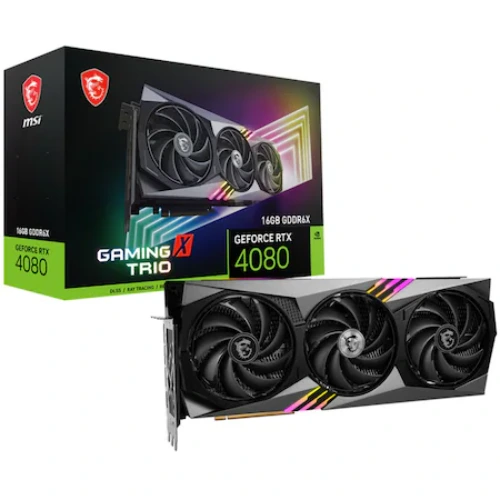 MSI GeForce RTX 4080 16GB GAMING X TRIO videokártya (GeForce RTX 4080 16G) - eMAG.hu