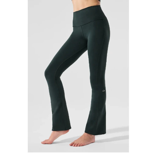 Airbrush High-Waist 7/8 Bootcut Legging - Charcoal Green | Charcoal Green / XXS / 7/8 24.5"