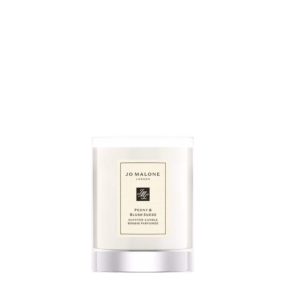 Peony & Blush Suede Home Scented Candle