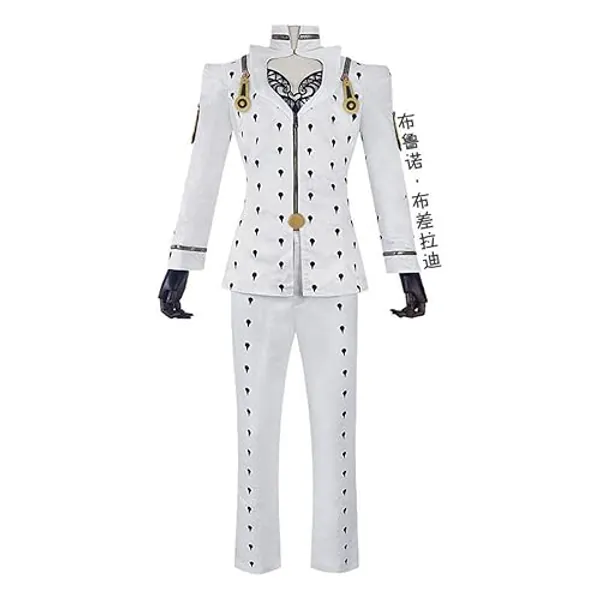 Weixu Anime Bruno Bucciarati Cosplay Costume Golden Wind Black Spot Outfit Halloween Uniform for Women Men