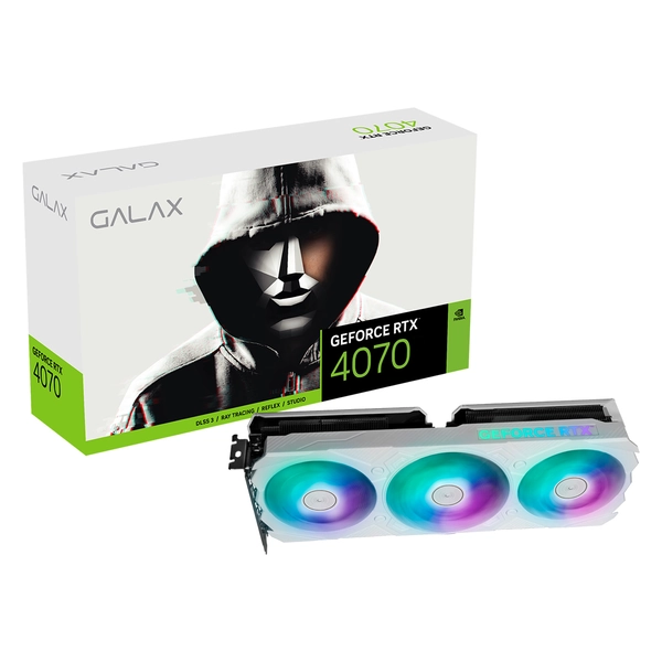 Buy Galax GeForce RTX 4070 EX Gamer White 1-Click OC 12GB [GALAX-RTX4070-EX-GAMER-WHITE-PCI] | PC Case Gear Australia