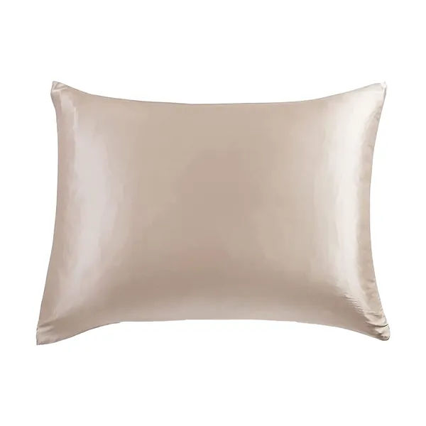 Gioia Casa Luxury Pillowcase - 100% Pure Mulberry Silk on Both Sides - Soft Anti Wrinkle, Hypoallergenic, Washable Bed Pillowcases - Premium Pillow Cover That Protects Your Hair and Skin - Champagne