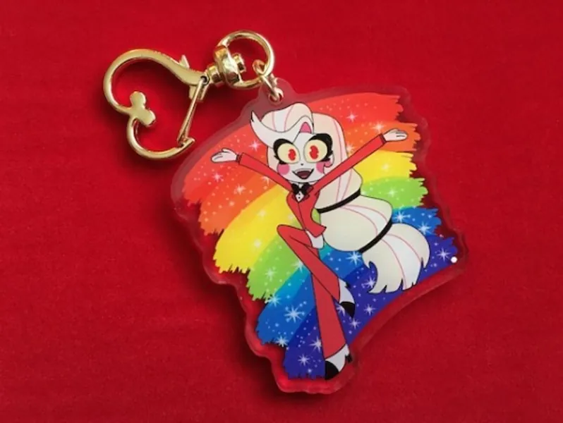 Hazbin Hotel Charlie Morningstar Acrylic Charm | Etsy