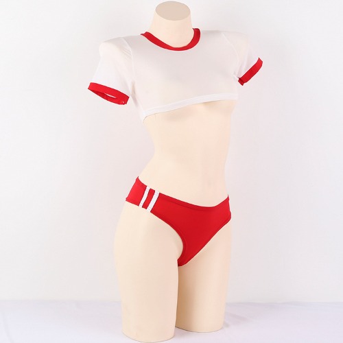 Conjunto de lencería Sexy de estilo japonés uniforme de colegiala 