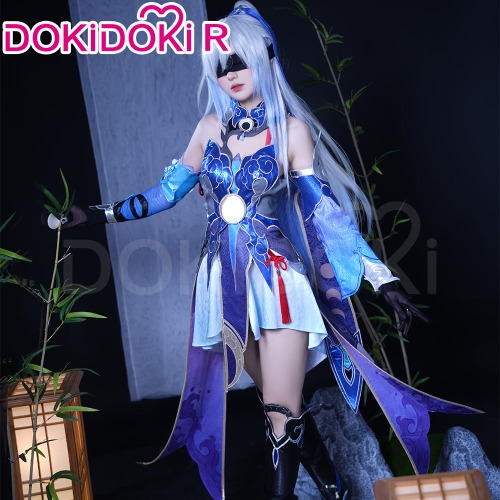 【In Stock】DokiDoki-R Game Honkai: Star Rail Cosplay Jing Liu Costume Jingliu | L-In Stock
