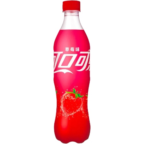 Coca Cola Chinese Strawberry Flavour (China) - 16.9fl.oz (500ml) | Default Title