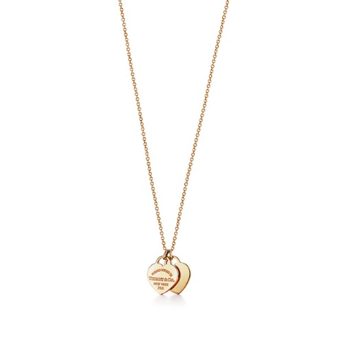 Return to Tiffany® Double Heart Tag Pendant