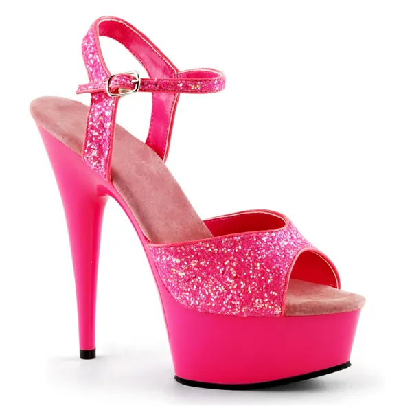 Wsbjbo Vrouwen 15CM/5.9IN Sandalen Ronde Neus Stiletto Platform Vis Mond Hoge Hakken Sexy Pole Dansen Catwalk Schoenen