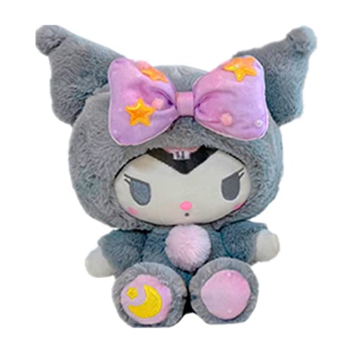 Cute Plush Dolls,9.8in/25cm My Melody Plush Toys,Kawaii Kromi Plush Dolls,Cartoon Stuffed Animals My Melody Cinnamoroll Plush Toy Anime Kawaii Cute Soft Plushie Appease Girls Doll Toys Gifts (Kuromi) - Kuromi