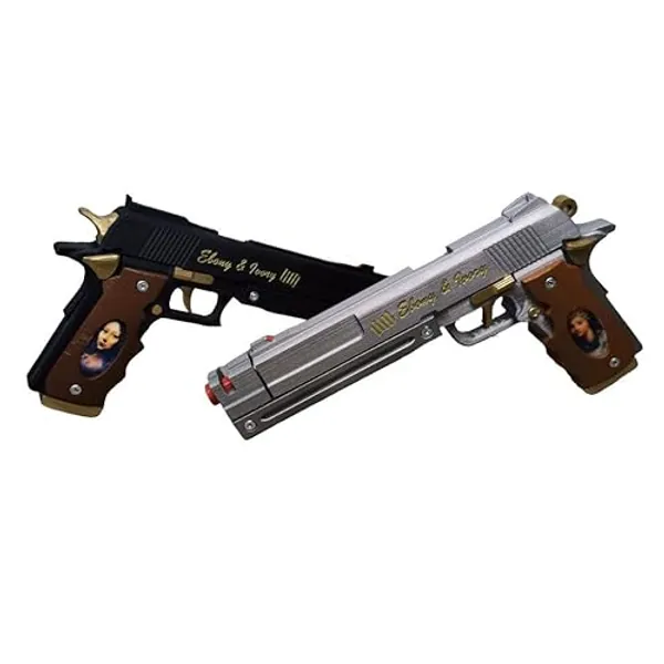 Strike3D - Devil May Cry 5 – Ebony Ivory - cosplay, collezione (Only guns) - Only guns
