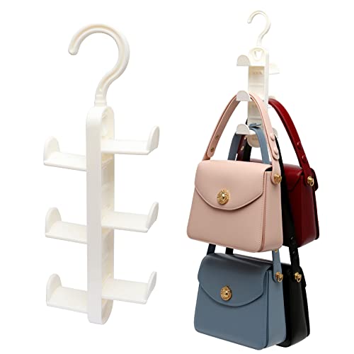 Closet-Organizers-and-Storage,Purse Hanger for Closet-Organizer,2 Pack Purse-Organizer for Organization-and-Storage,Sturdy Hang Closet Storage Bag Organizer for Heavy Bag,College Dorm Room Essentials - 2