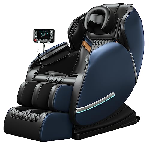 WANSID Massage Chair Full Body,Zero Gravity Massage Chair with Heat and Foot Massage,Full Body Massage Recliner Chair with Airbags, Kneading, Bluetooth, LCD Touch Control