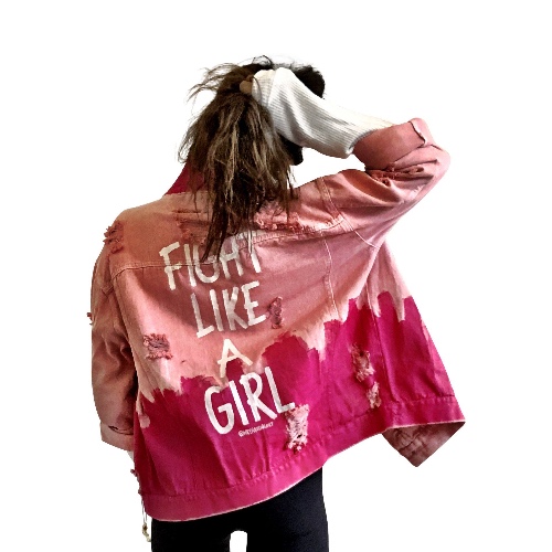 'FOR THE GIRLS' DENIM JACKET - Large