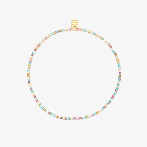South Beach Seed Bead Stretch Anklet | Default Title