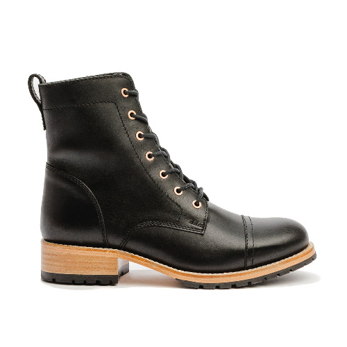 Portland Leather Women's Lace-up Boot | Black / 8