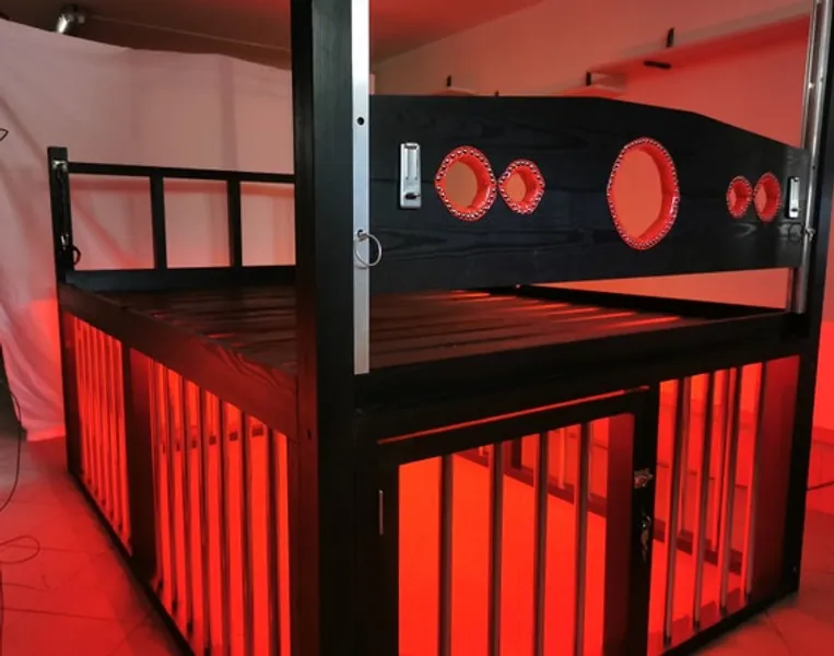 BDSM Furniture  Dungeon Bed  Bondage Bed  Sex Bed Adults | Etsy