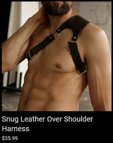 Leather Over Shoulder Harness - SNUG