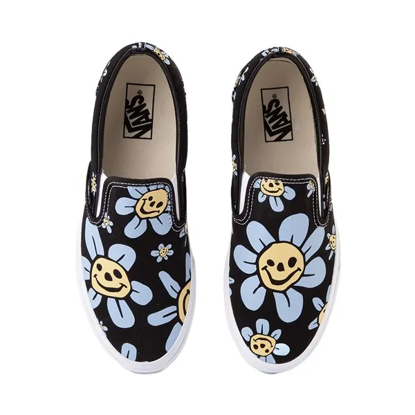 Vans Slip-On Skate Shoe - Trippy Grin / Black