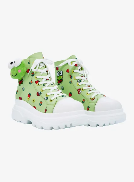 Keroppi Mushroom Platform Hi-Top Sneakers