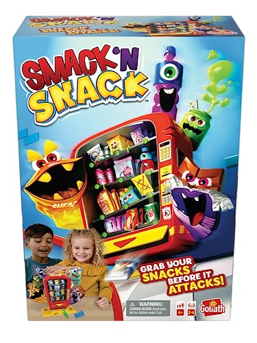 Goliath Smack 'N Snack Game - Collect Snacks from Vending Machine Before Monsters Attack! - Ages 4 and Up, 2-4 Players