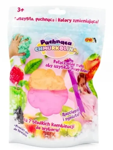Epee, Pachnąca Chmurkolina, masa plastyczna, brzoskwinia, różowy + pomarańczowy, 2x30g - smyk.com