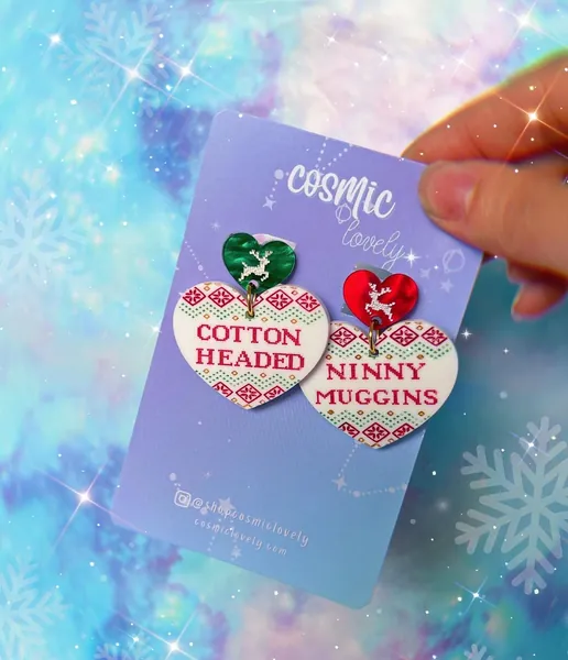 Elf Ugly Sweater Earrings  | Winter Earrings | Christmas Earrings | Holiday Earrings