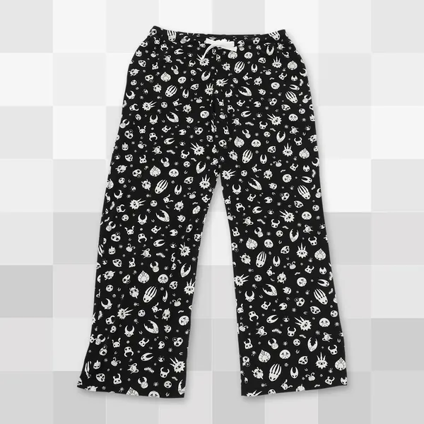 Hallownest Pajama Pants | Unisex 2X / Black/White Pattern