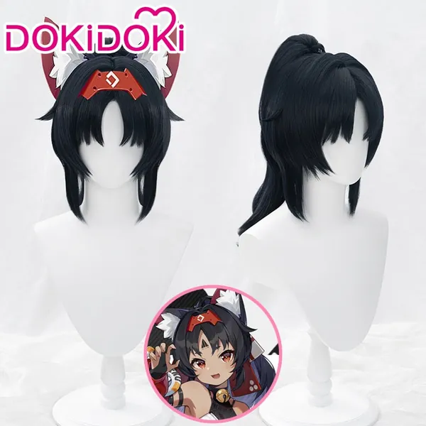 【Ready For Ship】DokiDoki Game Zenless Zone Zero Cosplay Nekomiya Mana Wig/Ears