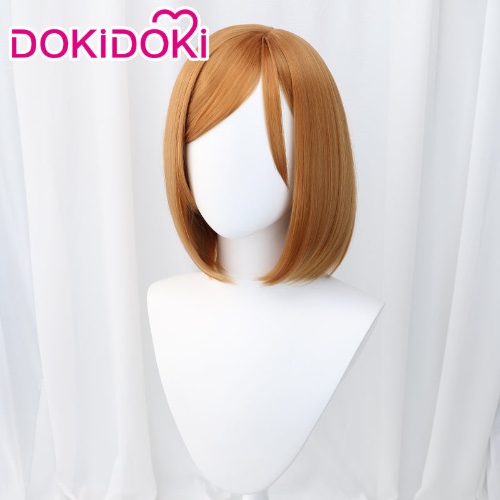 【Ready For Ship】Dokidoki  Anime Cosplay Kugisaa Wig  Short Brown Halloween | Wig Only-Ready For Ship