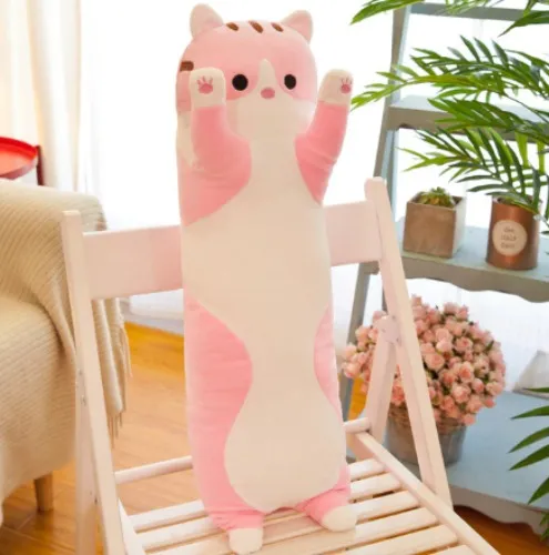 Almohada de algodón suave Gato