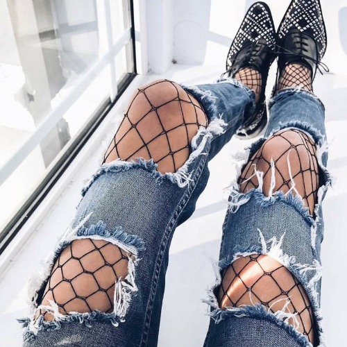 Fishnet Stockings (3 Styles) - Wide Holes