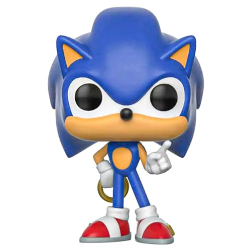 Funko POP! Games Sonic the Silver Hedgehog Sonic With Ring - Sonic the Hedgehog - Collectable Vinyl Figure - Gift Idea - Official Merchandise - Toys for Kids & Adults - Video Games Fans