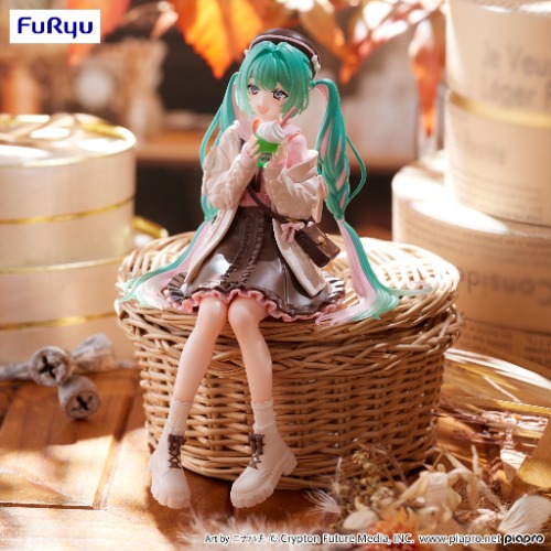 Piapro Characters - Hatsune Miku - Noodle Stopper Figure - Autumn Date (FuRyu) - Pre Owned