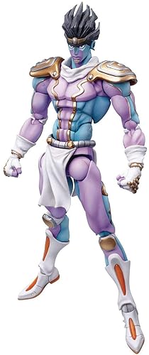 Medicos JoJo's Bizarre Adventure Part 4: Chozo Kado Star Platinum Super Action Statue Figure, Multicolor