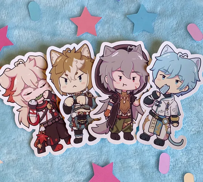 Genshin Impact | Gorou | Kazuha | Chongyun | Razor