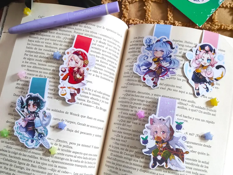 Genshin Impact magnetic bookmark - Razor