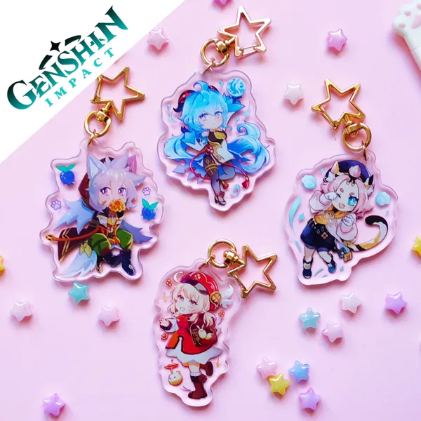 Genshin Impact Keychain Razor