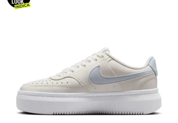 Tênis Nike Court Vision Alta Feminino - Branco+Azul Claro | Netshoes